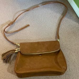 Tan crossbody bag